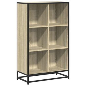 vidaXL Bibliothèque chêne sonoma 65 5x33x107 5 cm bois d'ingénierie