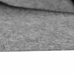 vidaXL Bâche de piscine gris clair Ø396 cm géotextile polyester