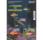 Bloc 3 timbres Polynésie Française - Les poissons des profondeurs
