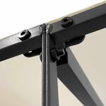 vidaXL Auvent crème 4x3 m 180 g/m² tissu et acier