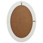 vidaXL Miroir mural style baroque 50x70 cm Blanc