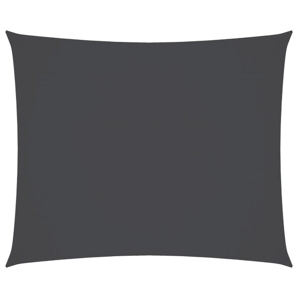 vidaXL Voile de parasol tissu oxford rectangulaire 3 5x4 5m anthracite