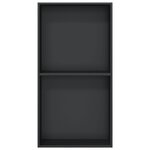 vidaXL Niche de douche noir mat 32x62x9 cm acier inoxydable