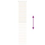 vidaXL Store zèbre beige marbré largeur du tissu 45 9 cm polyester