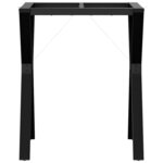 vidaXL Pieds de table à manger cadre en Y 60x60x73 cm fonte