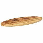 vidaXL Dessus de table 120x50x2 5 cm ovale bois massif de manguier