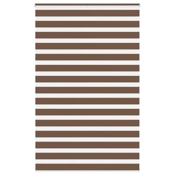 vidaXL Store zèbre marron 140x200cm largeur du tissu 135 9cm polyester