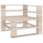 Vidaxl salon de jardin palette avec coussins 6 pièces bois de pin