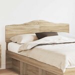 vidaXL Tête de lit Chêne Sonoma 140 cm Bois d'ingénierie