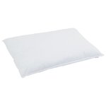 vidaXL Couette Autre avec oreiller 2 Pièces Blanc 135 x 220 cm Bas