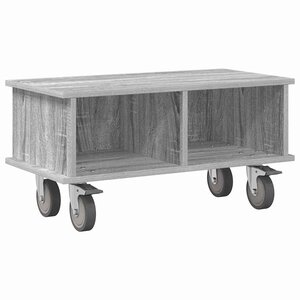 vidaXL Meuble TV Gris Sonoma 68 5 x 35 x 35 cm Bois d'ingénierie