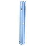 vidaXL Tente de réception pliable professionnelle 280x410x315 cm Acier Blanc