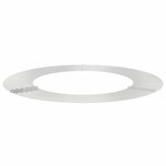vidaXL Anneaux d'arbre plats 5 Pièces Argent Ø30 / 60 cm Acier inoxydable