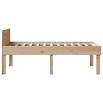 vidaXL Cadre de lit sans matelas 80x200 cm bois massif de pin