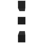 vidaXL Ensemble meuble TV 8 Pièces Chêne noir 60 x 30 x 30 cm