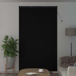vidaXL Store Vénitien Réglable Noir 213 x 130 cm PVC