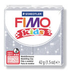 Pâte Fimo Kids 42 g Gris pailleté 8030.812