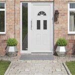 vidaXL Jardinière 2 Pièces Argent 50 x 50 x 40 cm Acier inoxydable