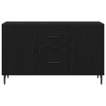vidaXL Buffet Chêne noir 100 x 36 x 60 cm Bois d'ingénierie