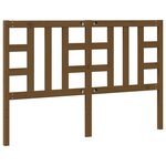 vidaXL Tête de lit Marron miel 166x4x100 cm Bois massif de pin