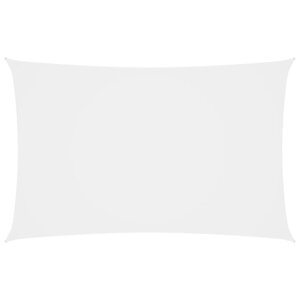 vidaXL Voile de parasol tissu oxford rectangulaire 4x7 m blanc