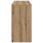 vidaXL Bureau Chêne artisanal Bois d'ingénierie 100 x 40 x 75 cm