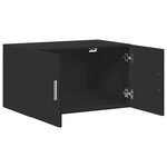 vidaXL Armoire murale noir 70x42 5x40 cm bois d'ingénierie