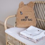 Childhome sac à dos pour enfants my first bag teddy beige