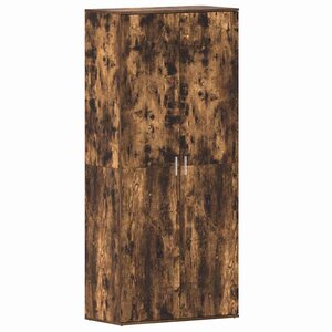 vidaXL Cabinet à chaussures Marron 80 x 39 x 180 cm Bois d'ingénierie