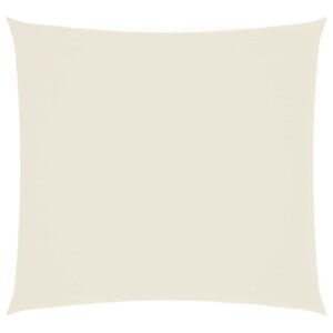 vidaXL Voile de parasol tissu oxford carré 3x3 m crème