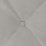 vidaXL Coussin de Dos Gris clair 120 x 50 cm Tissu en microfibre