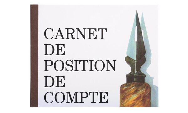 Piqûre 'Position de compte' 40 pages 160 x 195 mm EXACOMPTA