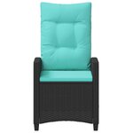 vidaXL Chaise de jardin inclinable 56 x 60 x 112 cm acier