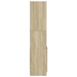 vidaXL Buffet haut chêne sonoma 63x33x140 cm bois d'ingénierie