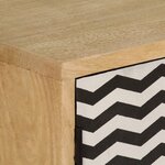 vidaXL Buffet 120x30x75 cm bois de manguier massif