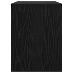 vidaXL Meuble TV Chêne noir 60 x 30 x 40 cm Bois d'ingénierie