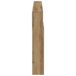 vidaXL Armoire de tête de lit chêne artisanal 200x19x103 5 cm