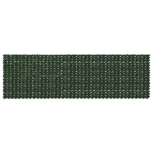 vidaXL Écran de balcon avec feuilles Vert foncé 500 x 150 cm