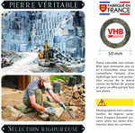 Numéro 9 - Numéro adhésif pour boîtes aux lettres- Pierre véritable 50 mm  LAVE