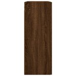 vidaXL Armoires murales 2 Pièces chêne marron 69 5x34x90 cm