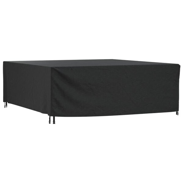 vidaXL Housse de salon de jardin noir 260x260x90 cm imperméable 420D