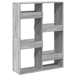 vidaXL Cloison de séparation sonoma gris 100x33x135 cm bois ingénierie