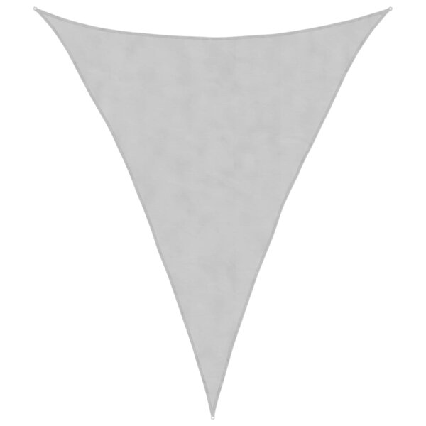 vidaXL Voile d'ombrage gris clair 5x6x6 m 100  polyester oxford