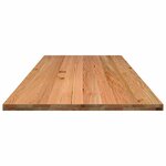 vidaXL Dessus de table marron clair bois chêne massif rectangulaire