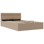 vidaXL Cadre de lit à rangement hydraulique sans matelas 120x200 cm