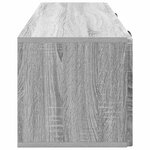 vidaXL Meuble TV mural Sonoma gris 98 x 31 x 30 cm Bois d'ingénierie