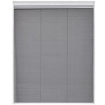 vidaXL Moustiquaire plissée pour fenêtre et store Aluminium 80 x 100cm