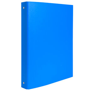 Classeur rembordé polypropylène 4 anneaux 30mm - A4  bleu EXACOMPTA