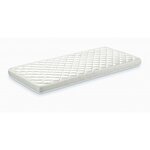 Dallas Lit LP 90x200cm Naturel + Matelas Basic Cool 200x90cm epaisseur 10cm