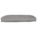 vidaXL Coussin pour assise / dossier de palette Gris 120 x 60 x 12 cm